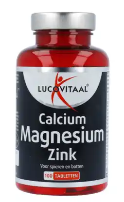 De Online Drogist Lucovitaal calcium magnesium zink tabletten 100tb aanbieding