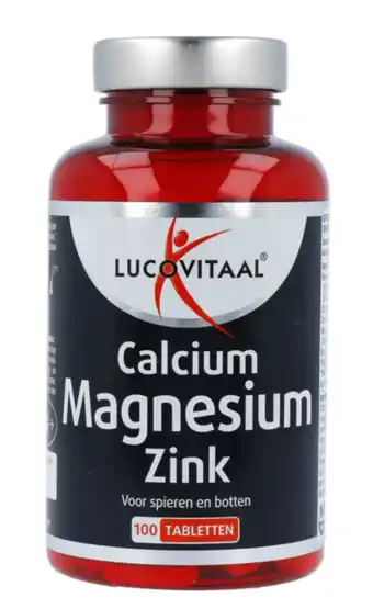 De Online Drogist Lucovitaal calcium magnesium zink tabletten 100tb aanbieding