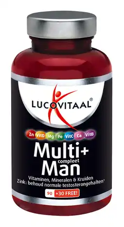 De Online Drogist Lucovitaal multi+ compleet man tabletten 120tb aanbieding