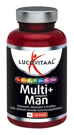 De Online Drogist Lucovitaal multi+ compleet man tabletten 120tb aanbieding