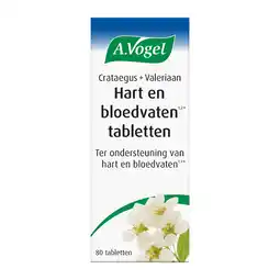 De Online Drogist A.vogel crataegus + valeriaan hart en bloedvaten tabletten 80tb aanbieding