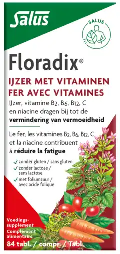 De Online Drogist Salus floradix ijzer tabletten 84tb aanbieding