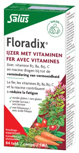 De Online Drogist Salus floradix ijzer tabletten 84tb aanbieding