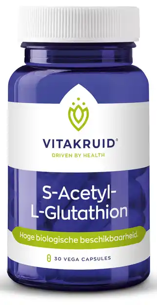 De Online Drogist Vitakruid s-acetyl-l-glutathion capsules 30vcp aanbieding