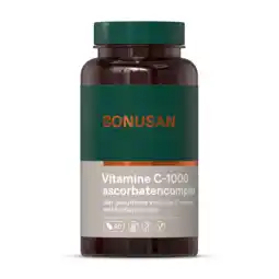 De Online Drogist Bonusan vitamine c-1000 ascorbatencomplex tabletten 90tb aanbieding