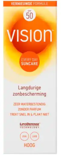 De Online Drogist Vision every day sun protection spf50 45ml aanbieding