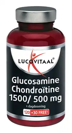 De Online Drogist Lucovitaal glucosamine chondroïtine 1500/500mg tabletten 150tb aanbieding