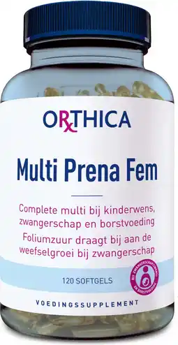 De Online Drogist Orthica multi prena fem softgels 120sg aanbieding