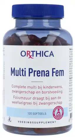 De Online Drogist Orthica multi prena fem softgels 120sg aanbieding