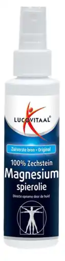 De Online Drogist Lucovitaal zechstein magnesium spierolie spray 200ml aanbieding