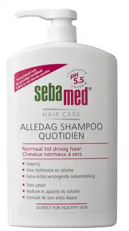 De Online Drogist Sebamed shampoo alledag pomp 1lt aanbieding