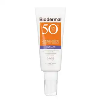 De Online Drogist Biodermal anti age zonnecrème gezicht spf50+ 40ml aanbieding