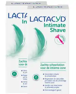 De Online Drogist Lactacyd intimate shave multiverpakking 2x200ml aanbieding