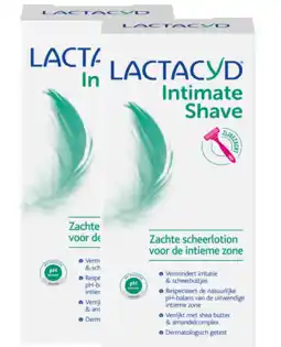 De Online Drogist Lactacyd intimate shave multiverpakking 2x200ml aanbieding