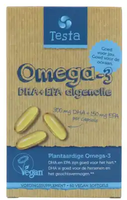 De Online Drogist Testa omega-3 algenolie dha & epa softgels 60vcp aanbieding