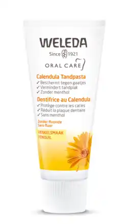 De Online Drogist Weleda calendula tandpasta 75ml aanbieding