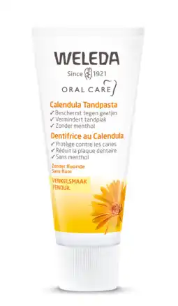 De Online Drogist Weleda calendula tandpasta 75ml aanbieding