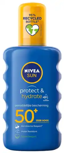 De Online Drogist Nivea sun protect & hydrate zonnespray spf50+ 200ml aanbieding