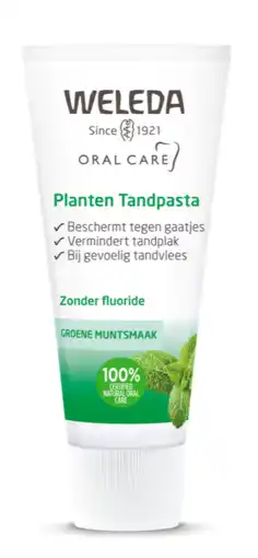 De Online Drogist Weleda planten tandpasta 75ml aanbieding