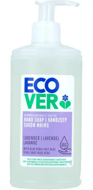 De Online Drogist Ecover handzeep lavendel & aloe vera 250ml aanbieding