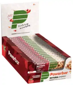 De Online Drogist Powerbar natural energy cereal bar strawberry en cranberry voordeelverpakking 24x40gr aanbieding