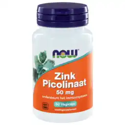 De Online Drogist Now zink picolinaat 50mg capsules 60st aanbieding