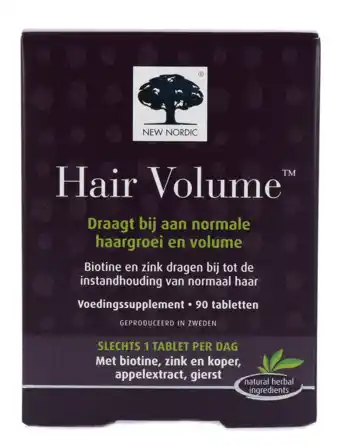 De Online Drogist New nordic hair volume tabletten 90tb aanbieding