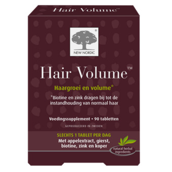 De Online Drogist New nordic hair volume tabletten 90tb aanbieding