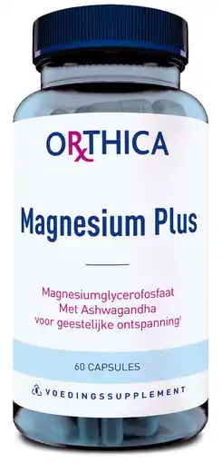 De Online Drogist Orthica magnesium plus capsules 60tb aanbieding