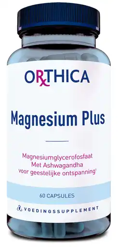 De Online Drogist Orthica magnesium plus capsules 60tb aanbieding