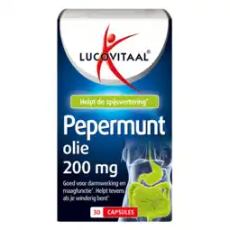 De Online Drogist Lucovitaal pepermuntolie 200 mg capsules 30cp aanbieding