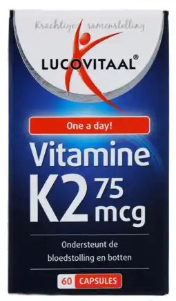 De Online Drogist Lucovitaal vitamine k2 75 mcg capsules 60cp aanbieding