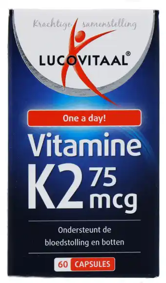 De Online Drogist Lucovitaal vitamine k2 75 mcg capsules 60cp aanbieding