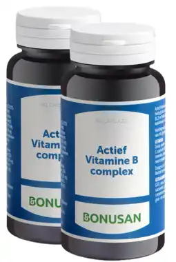 De Online Drogist Bonusan actief vitamine b complex capsules duoverpakking 2x60cp aanbieding