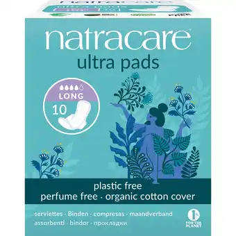 De Online Drogist Natracare ultra pads long maandverband 10st aanbieding