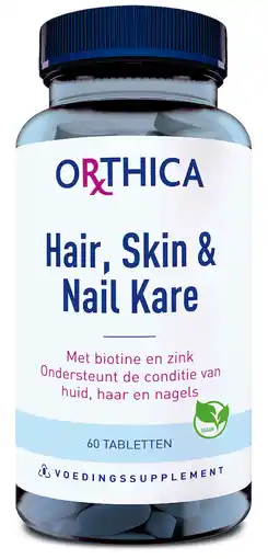 De Online Drogist Orthica hair, skin & nail kare tabletten 60tb aanbieding