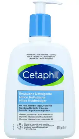 De Online Drogist Cetaphil milde huidreiniger - hydraterende reiniger gezicht & lichaam 470ml aanbieding