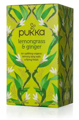 De Online Drogist Pukka lemongrass & ginger thee 20zk aanbieding