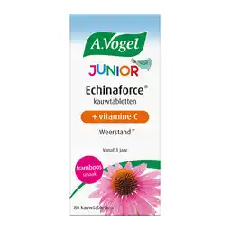 De Online Drogist A.vogel echinaforce junior met vitamine c kauwtabletten 80st aanbieding