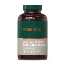 De Online Drogist Bonusan vitamine c-1000 ascorbatencomplex tabletten 180tb aanbieding