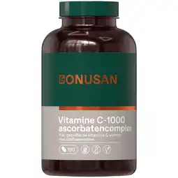 De Online Drogist Bonusan vitamine c-1000 ascorbatencomplex tabletten 180tb aanbieding