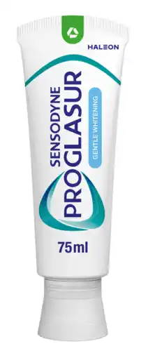 De Online Drogist Sensodyne proglasur gentle whitening tandpasta 75ml aanbieding