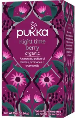 De Online Drogist Pukka night time berry thee 20zk aanbieding