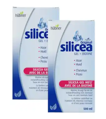 De Online Drogist Hubner silicea kiezelgel 500ml duo 2x500ml aanbieding