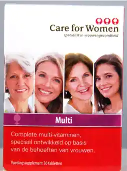 De Online Drogist Care for women women's multi tabletten 30tb aanbieding