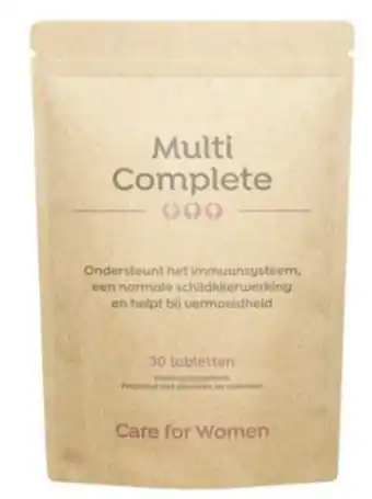De Online Drogist Care for women women's multi tabletten 30tb aanbieding