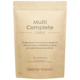 De Online Drogist Care for women women's multi tabletten 30tb aanbieding