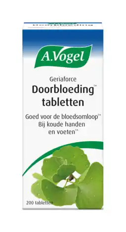 De Online Drogist A.vogel geriaforce doorbloeding* tabletten 200tb aanbieding