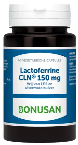 De Online Drogist Bonusan lactoferrine 150mg capsules 60cp aanbieding