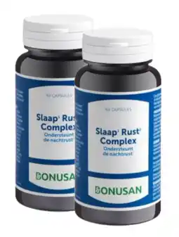 De Online Drogist Bonusan slaap¹ rust² complex capsules 2x60st aanbieding